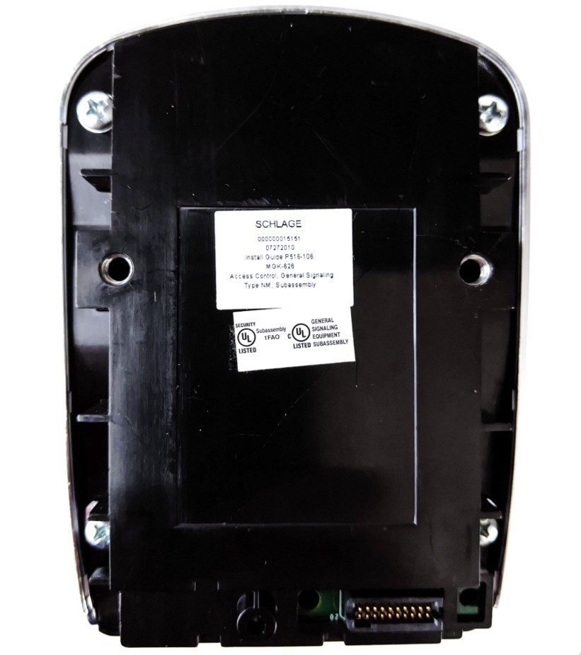 Schlage MGK Stripe + Keypad (insert) Reader MGK 626 Satin