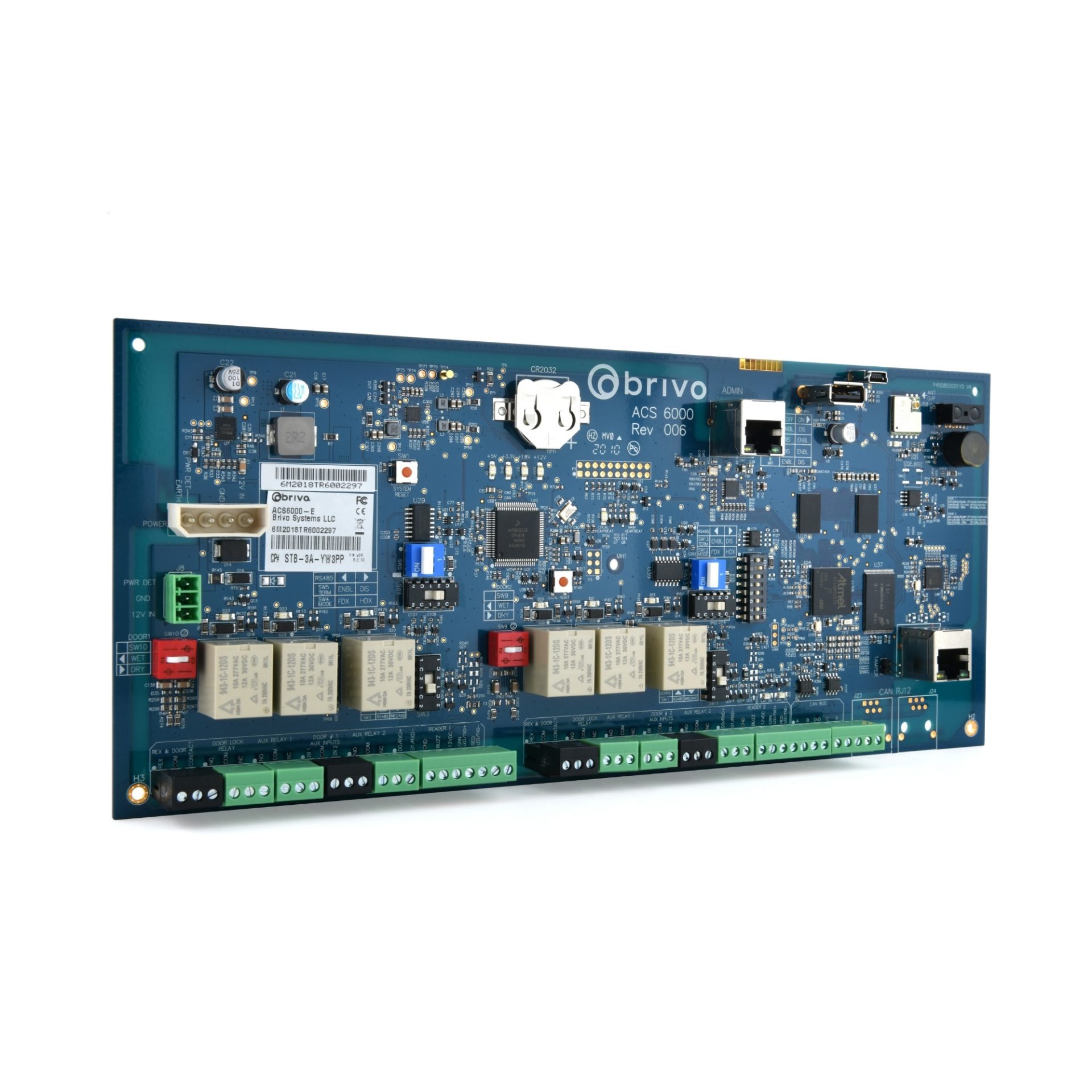 Brivo Access Controller ACS6000/6100 Main Board